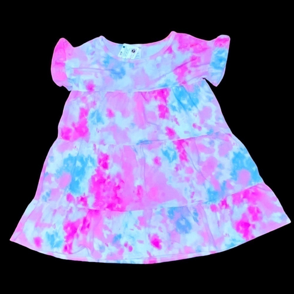 Boutique BIBI Tunic Top Dress Large Tie Dye NWT Loose Fit